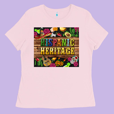 Hispanic Heritage Tumbler Ladies Tee Designed By Bundleandbundleshop
