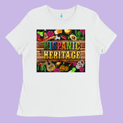 Hispanic Heritage Tumbler Ladies Tee Designed By Bundleandbundleshop