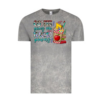 Cloud Rock Coffee Gives Me Teacher Powers Vintage Tee - CowhideDigitalArt