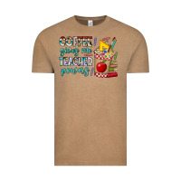 Vintage Coffee Coffee Gives Me Teacher Powers Vintage Tee - CowhideDigitalArt