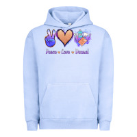 Pigment Grape Ice Peace Love Dental Urban Hoodie - Jasminsmagicworld