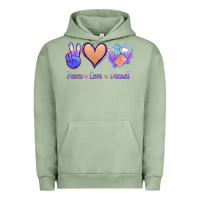 Pigment Oil Green Peace Love Dental Urban Hoodie - Jasminsmagicworld