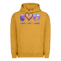 Pigment Peanut Butter Peace Love Dental Urban Hoodie - Jasminsmagicworld