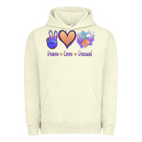 Pigment Pistachio Peace Love Dental Urban Hoodie - Jasminsmagicworld