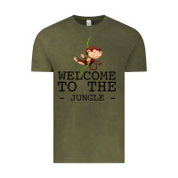 Vintage Olive Welcome To The Jungle Vintage Tee - Bettercallsaul