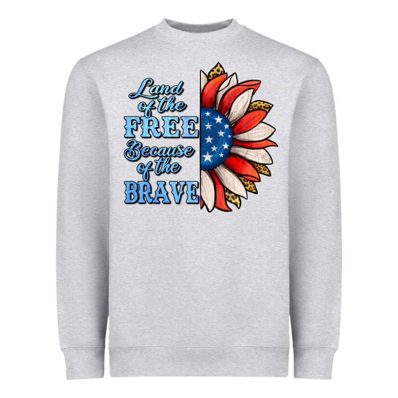 Patriotic Sunflower No Background Heavyweight Sweatshirt by Jasminsmagicworld | Teevron