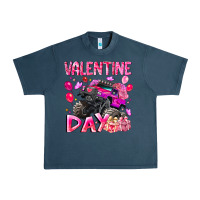 Midnight Navy Valentine Day Urban Heavy Tee - CowhideDigitalArt