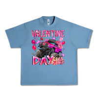 Pebble Blue Valentine Day Urban Heavy Tee - CowhideDigitalArt