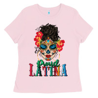 Bubblegum Pink proud latina Ladies Tee - BundleAndBundleShop