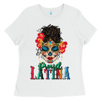 White proud latina Ladies Tee - BundleAndBundleShop