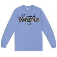 Colony Blue blessed teacher Long Sleeve Tee - CowhideDigitalArt