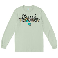 Matcha blessed teacher Long Sleeve Tee - CowhideDigitalArt