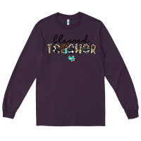 Plum blessed teacher Long Sleeve Tee - CowhideDigitalArt