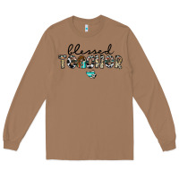 Toasted Coconut blessed teacher Long Sleeve Tee - CowhideDigitalArt