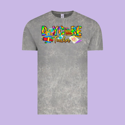 Daycare Teacher Vintage Tee Designed By Cowhidedigitalart