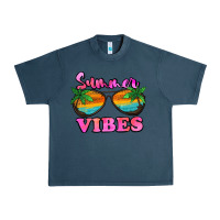 Midnight Navy Summer Vibes Urban Heavy Tee - Jasminsmagicworld