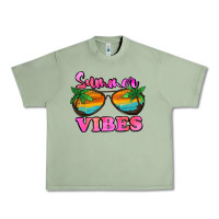 Oil Green Summer Vibes Urban Heavy Tee - Jasminsmagicworld