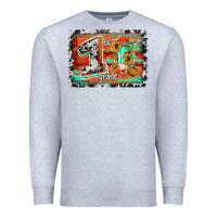 Heather Grey western back to school 1st grade Premium Sweatshirt - Jasminsmagicworld