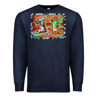 Navy western back to school 1st grade Premium Sweatshirt - Jasminsmagicworld