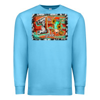 Ocean Blue western back to school 1st grade Premium Sweatshirt - Jasminsmagicworld