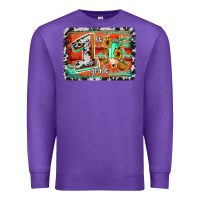 Purple western back to school 1st grade Premium Sweatshirt - Jasminsmagicworld