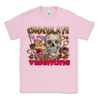 Bubblegum Pink Skull chocolate is my Valentine Classic Tee - FaDigitalArtStudio