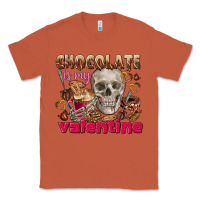 Copper Skull chocolate is my Valentine Classic Tee - FaDigitalArtStudio