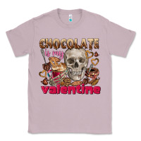 Lilac Skull chocolate is my Valentine Classic Tee - FaDigitalArtStudio