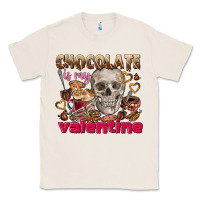 Natural Skull chocolate is my Valentine Classic Tee - FaDigitalArtStudio