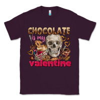 Plum Skull chocolate is my Valentine Classic Tee - FaDigitalArtStudio