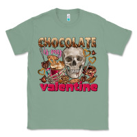 Sage Skull chocolate is my Valentine Classic Tee - FaDigitalArtStudio