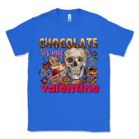 True Royal Skull chocolate is my Valentine Classic Tee - FaDigitalArtStudio