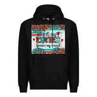 Black first my mother forever my friend Premium Hoodie - Artiststas