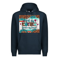 Navy first my mother forever my friend Premium Hoodie - Artiststas