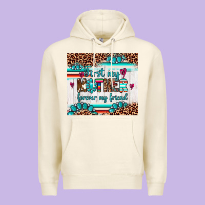First My Mother Forever My Friend Premium Hoodie Designed By Artiststas