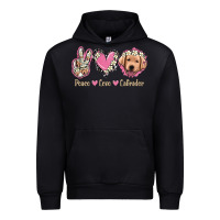 Black Peace Love Labrador Urban Hoodie - Jasminsmagicworld