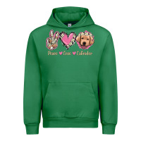 Emerald Peace Love Labrador Urban Hoodie - Jasminsmagicworld