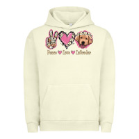 Pigment Pistachio Peace Love Labrador Urban Hoodie - Jasminsmagicworld