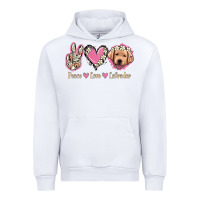 White Peace Love Labrador Urban Hoodie - Jasminsmagicworld