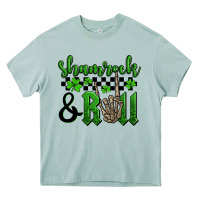 St. Patrick's Day Shamrock And Roll Heavy Core Tee | Teevron