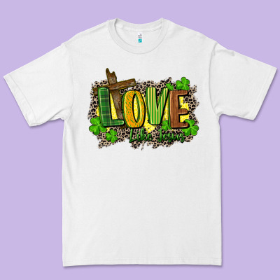 Love Like Jesus St. Patricks Premium Tee Designed By Fadigitalartstudio
