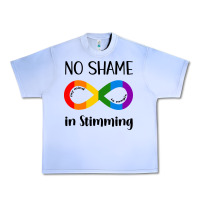 Grape Ice no Shame Stimming Urban Heavy Tee - CowhideDigitalArt