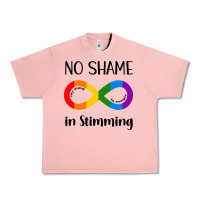 Salmon no Shame Stimming Urban Heavy Tee - CowhideDigitalArt