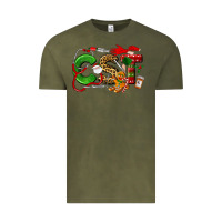 Vintage Olive christmas cetified surgical technologist Vintage Tee - LillyAllenDesigns