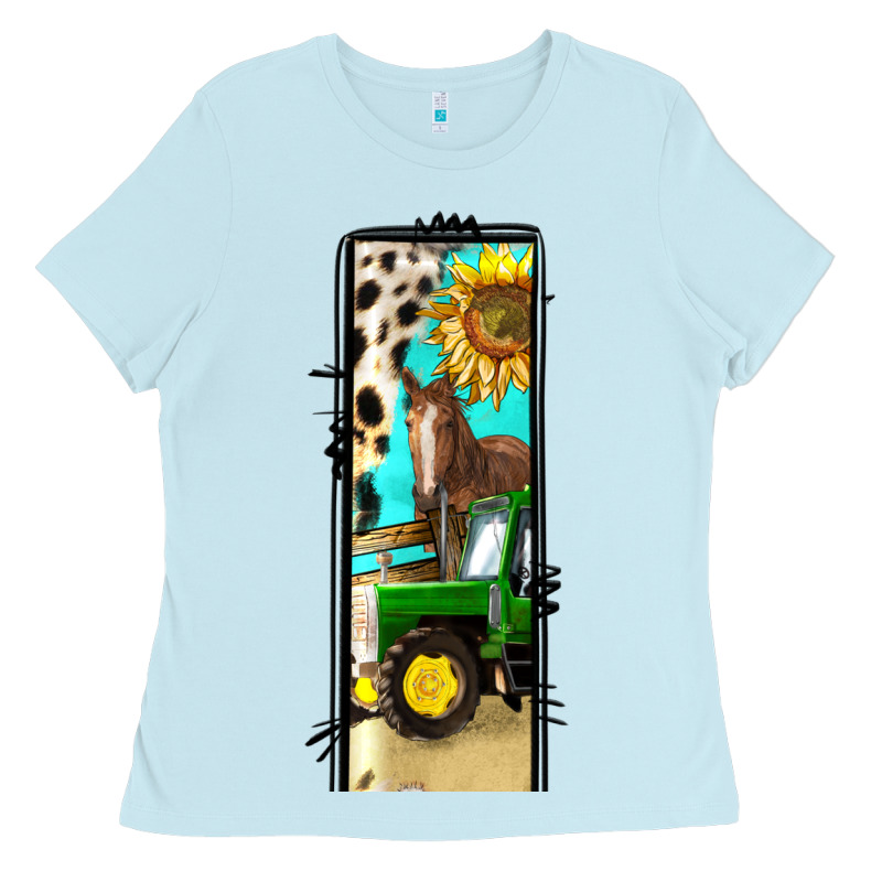 Farm Life Alphabet Lowercase Letters L Ladies Tee by BundleAndBundleShop | Teevron
