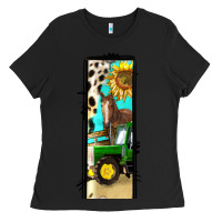 Black farm life alphabet lowercase letters l Ladies Tee - BundleAndBundleShop