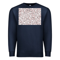 Navy baseball seamless background  (3200x2400px) Premium Sweatshirt - Jasminsmagicworld