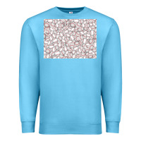 Ocean Blue baseball seamless background  (3200x2400px) Premium Sweatshirt - Jasminsmagicworld