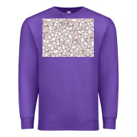 Purple baseball seamless background  (3200x2400px) Premium Sweatshirt - Jasminsmagicworld