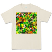 Bone St. Patrick's Donkey With Shamrock Seamless Premium Tee - FaDigitalArtStudio